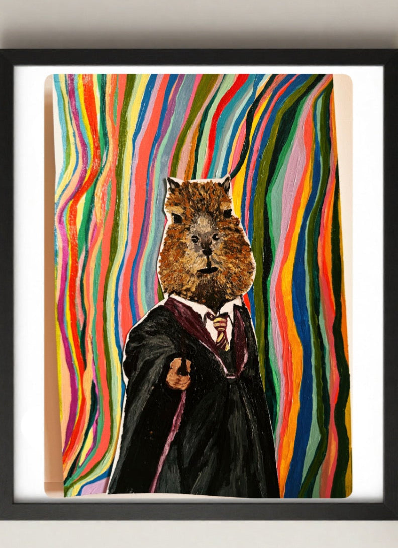 Wizard-Barra. Children's bedroom wall art.