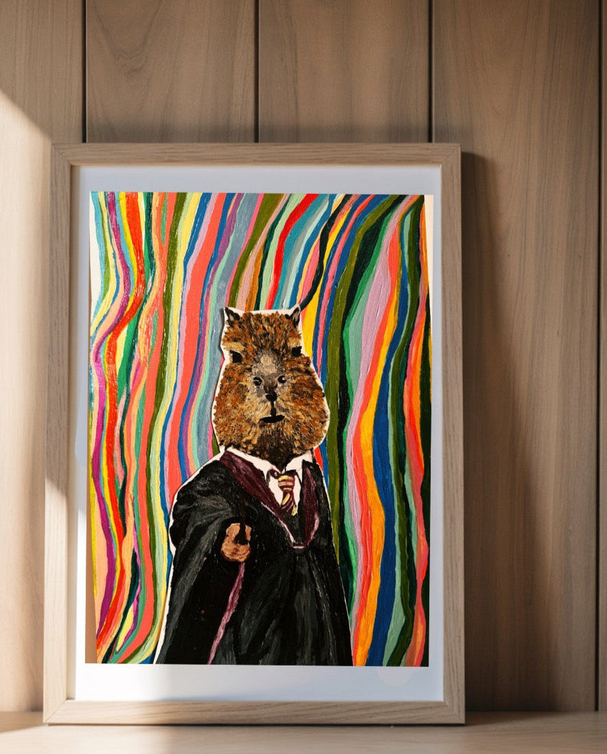 Wizard-Barra. Children's bedroom wall art.