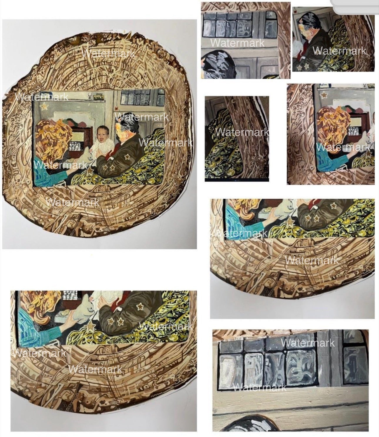 textures of memory and perception. Fine Art Print